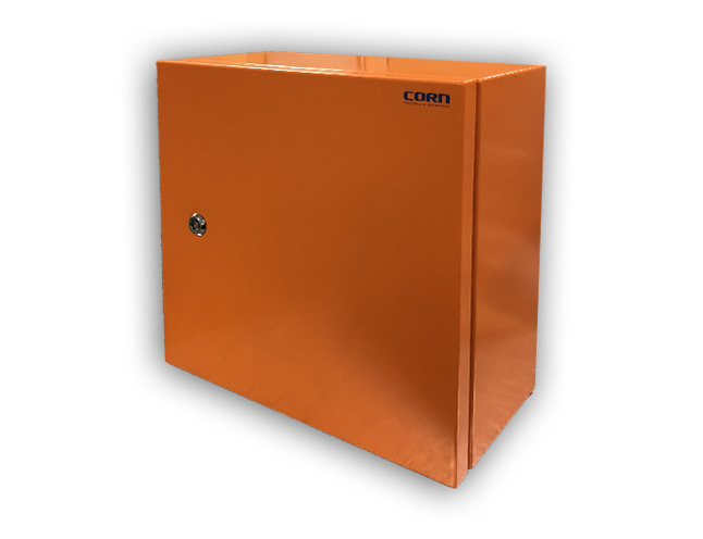 Painted Steel Orange Ip Wall Mounting Enclosures Corn Enclosures